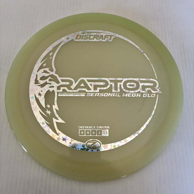 Discraft Mega GLO Z Raptor 9/4/0/3