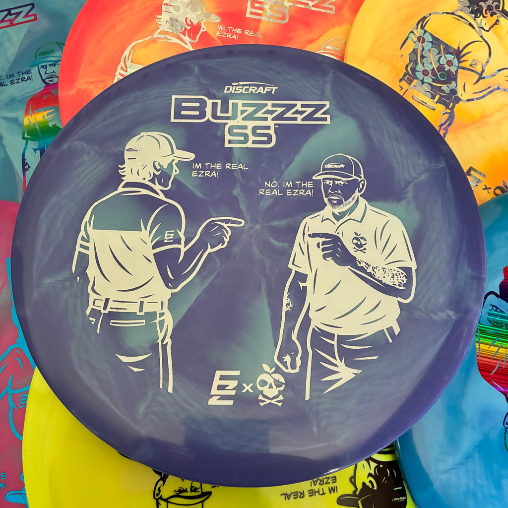 Discraft Ezra vs. Ezra Swirly ESP Buzzz SS 5/4/-2/1