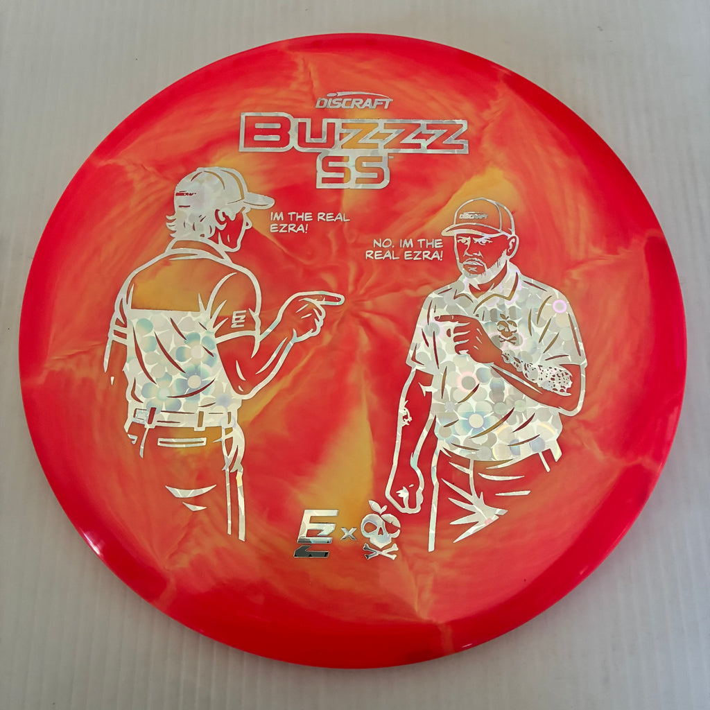 Discraft Ezra vs. Ezra Swirly ESP Buzzz SS 5/4/-2/1