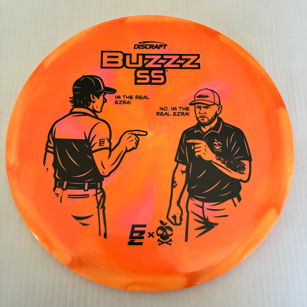 Discraft Ezra vs. Ezra Swirly ESP Buzzz SS 5/4/-2/1