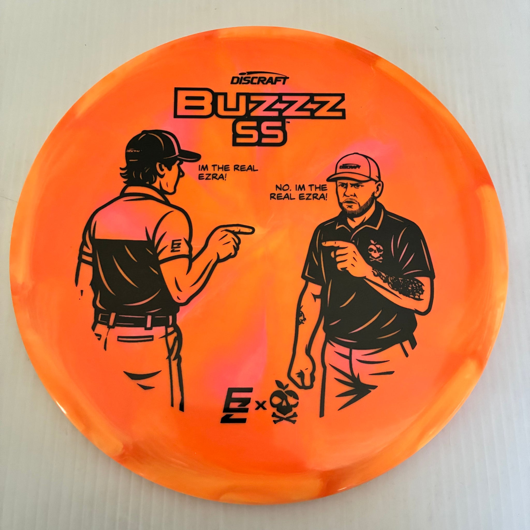 Discraft Ezra vs. Ezra Swirly ESP Buzzz SS 5/4/-2/1
