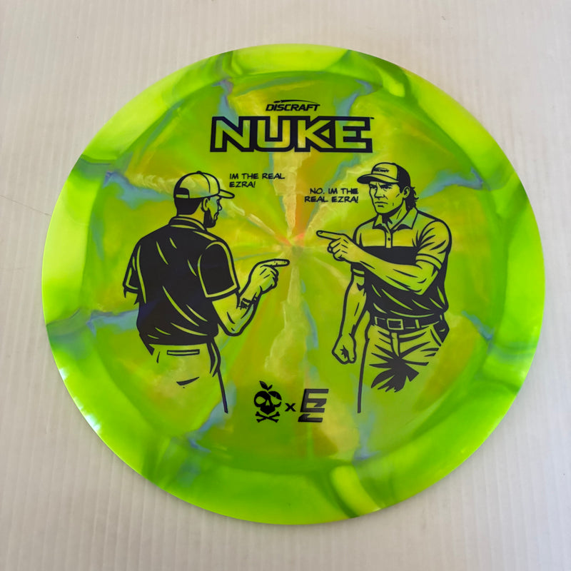 Discraft Ezra vs. Ezra Swirly ESP Nuke 13/5/-1/3