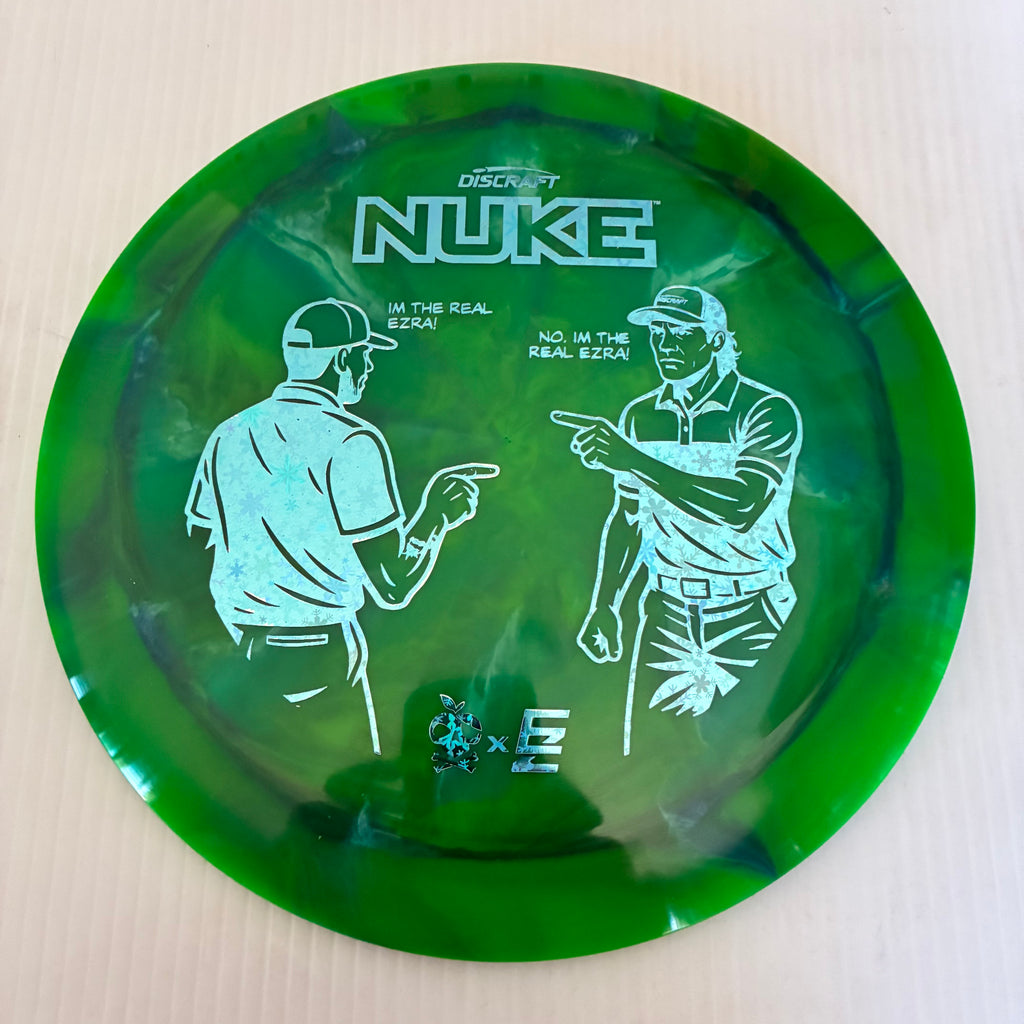 Discraft Ezra vs. Ezra Swirly ESP Nuke 13/5/-1/3