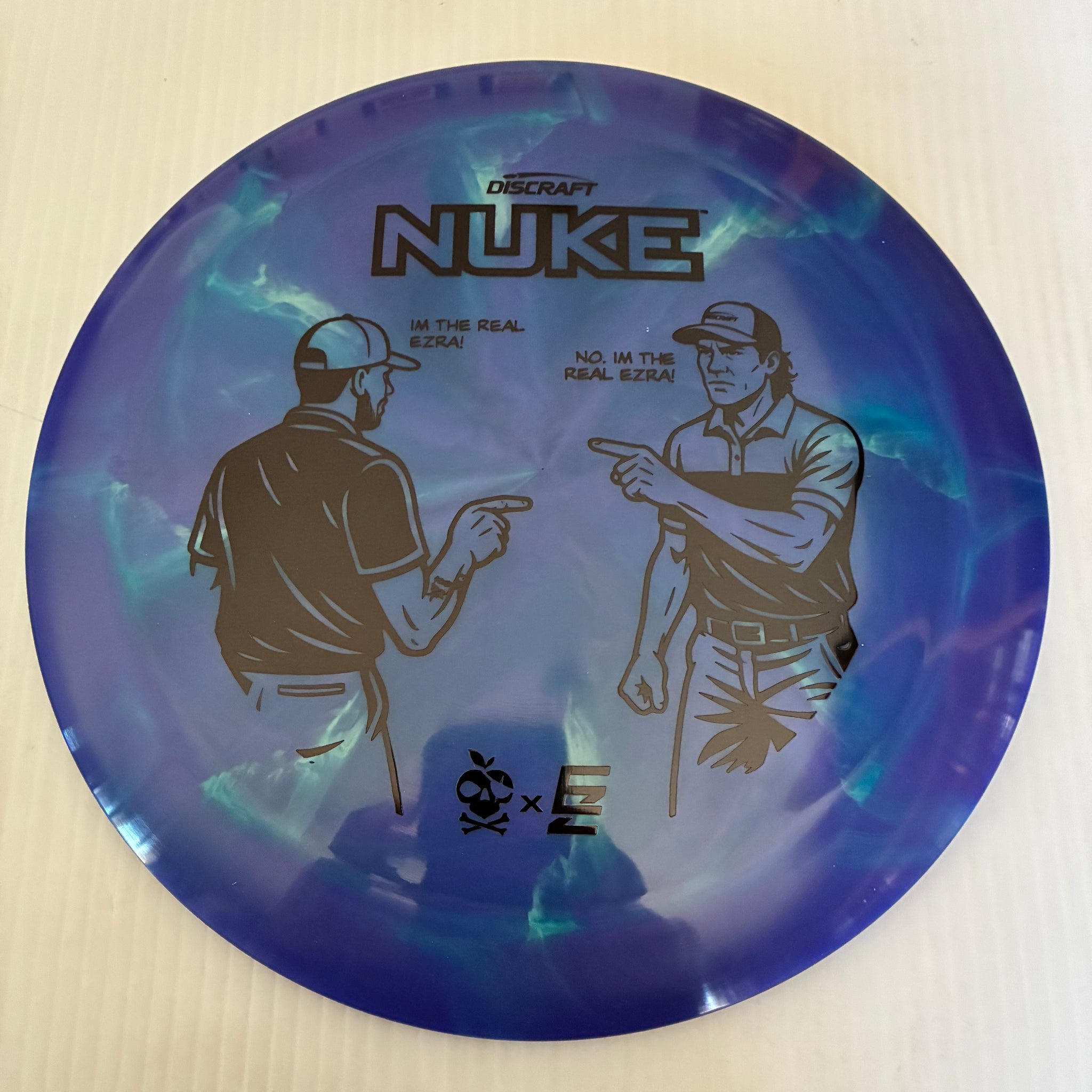 Discraft Ezra vs. Ezra Swirly ESP Nuke 13/5/-1/3