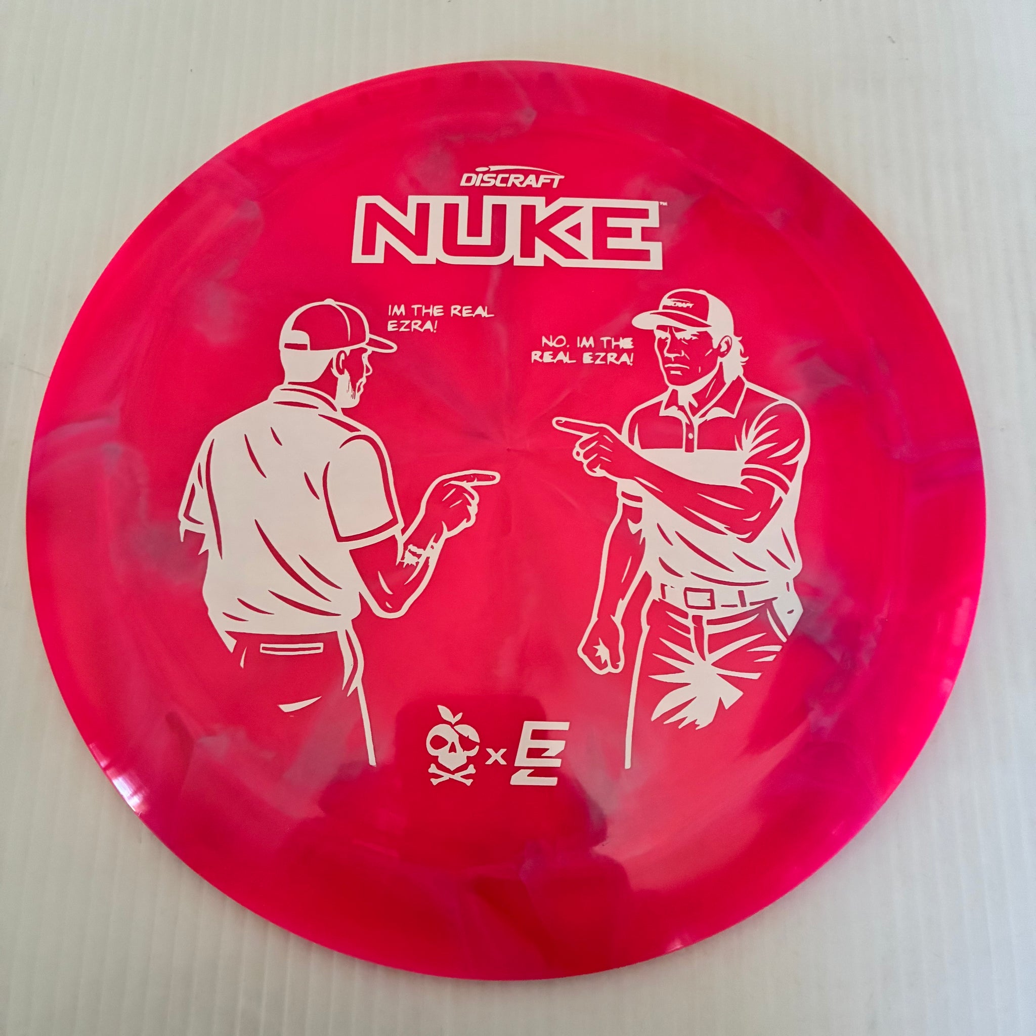 Discraft Ezra vs. Ezra Swirly ESP Nuke 13/5/-1/3