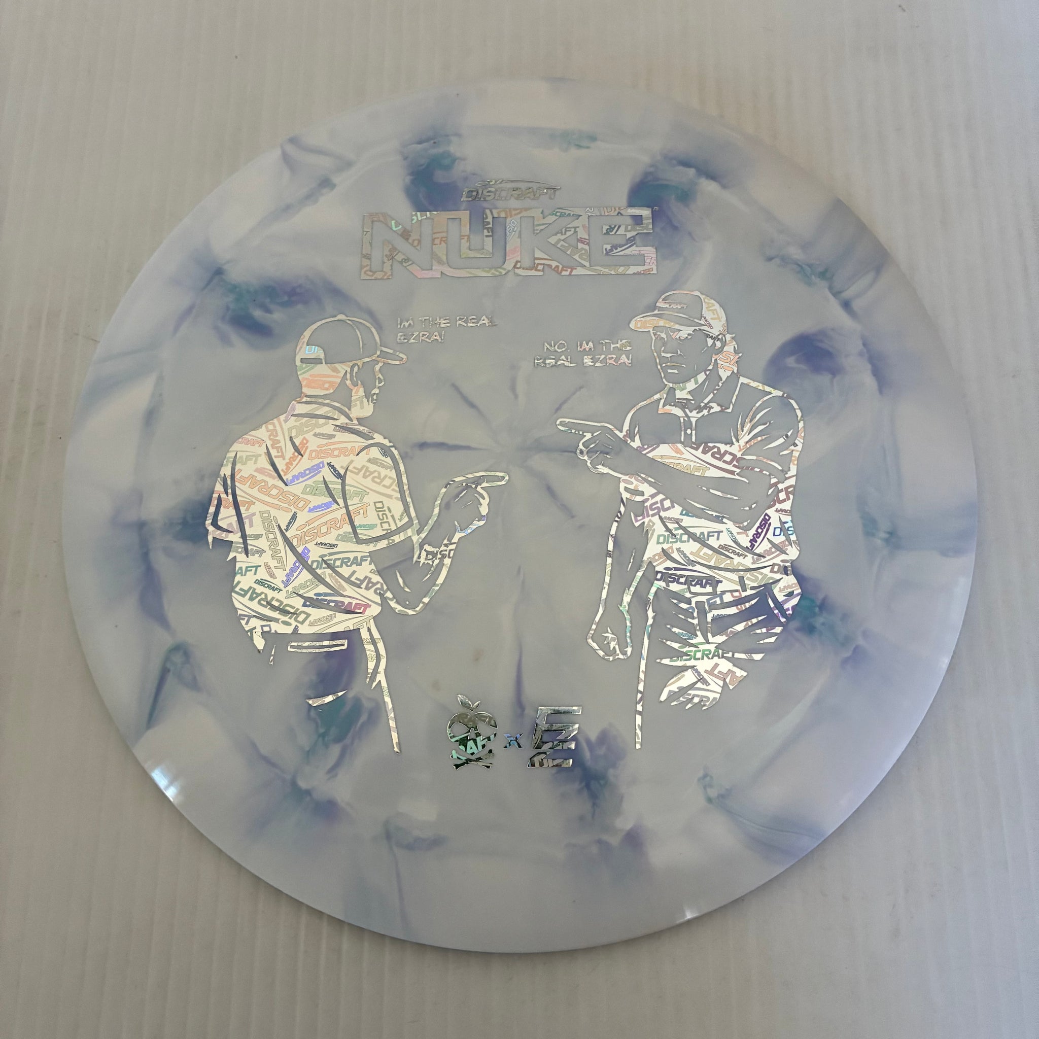 Discraft Ezra vs. Ezra Swirly ESP Nuke 13/5/-1/3