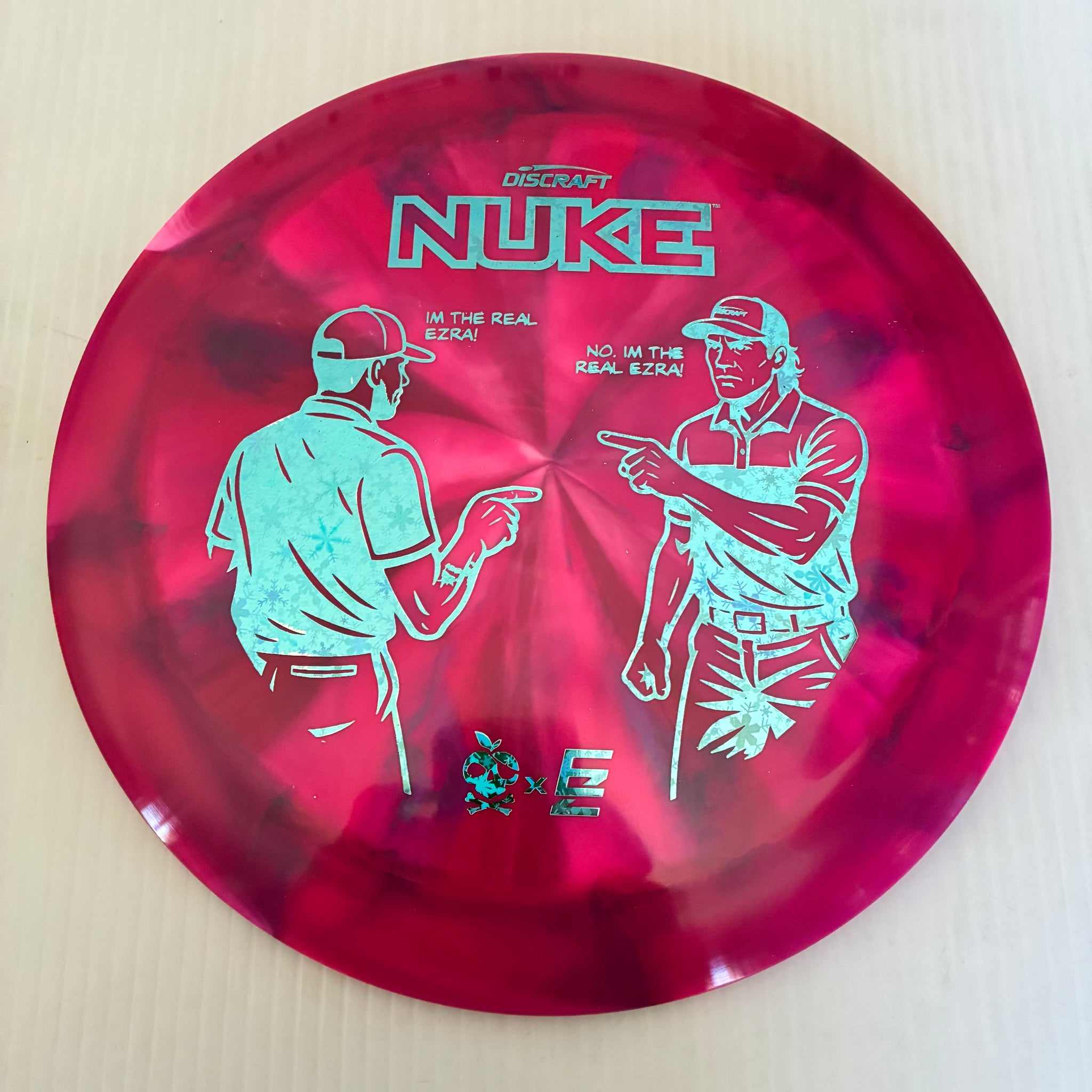 Discraft Ezra vs. Ezra Swirly ESP Nuke 13/5/-1/3