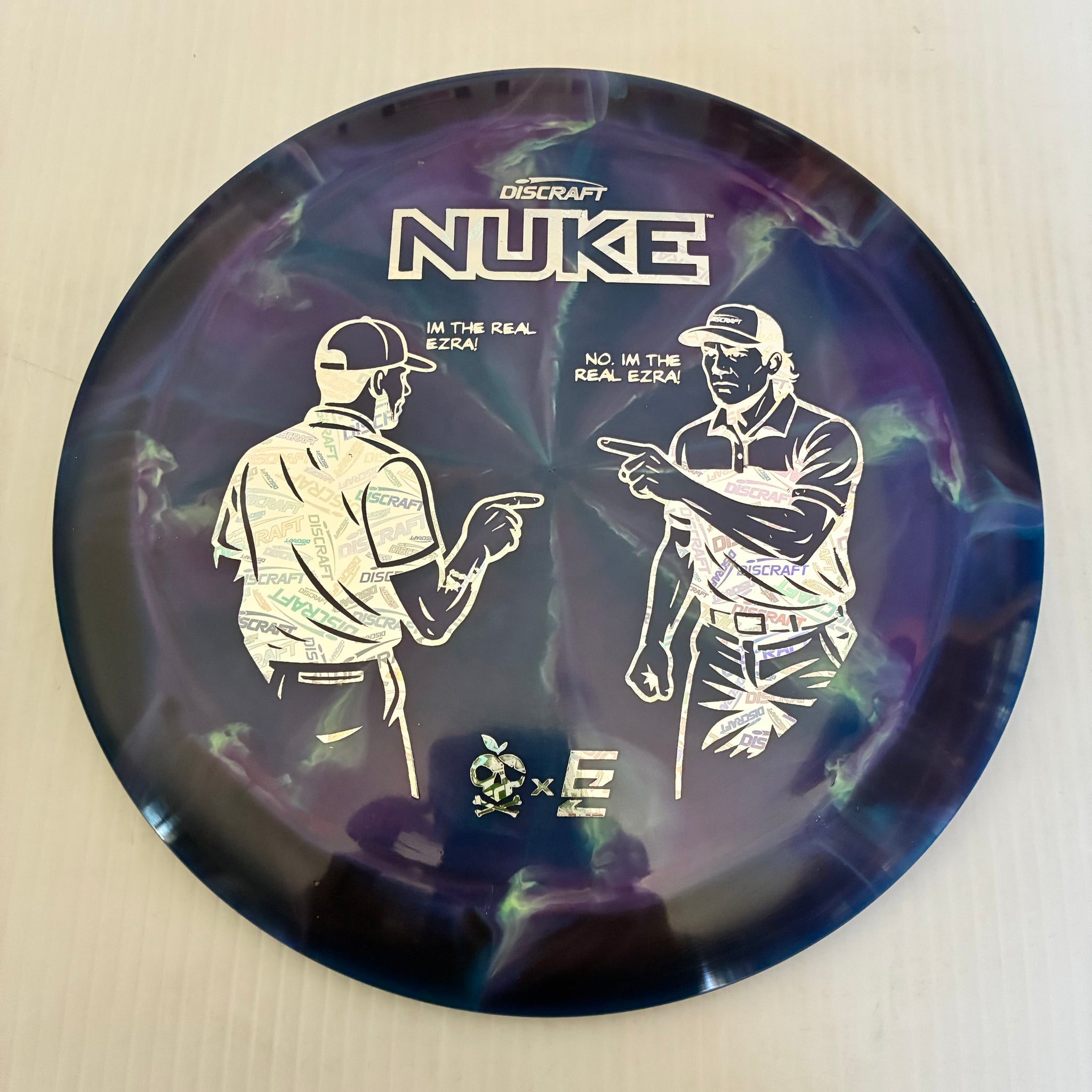 Discraft Ezra vs. Ezra Swirly ESP Nuke 13/5/-1/3