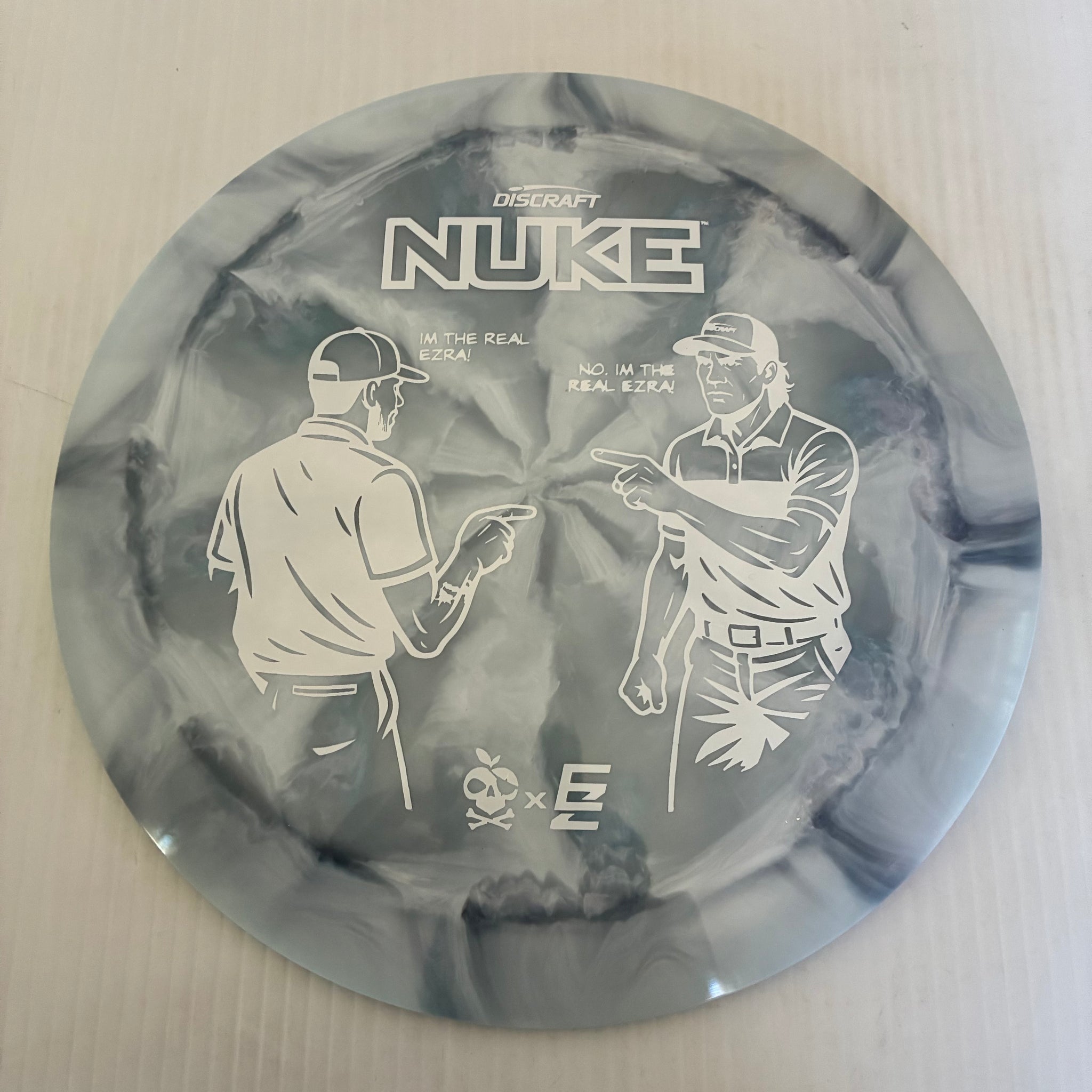 Discraft Ezra vs. Ezra Swirly ESP Nuke 13/5/-1/3