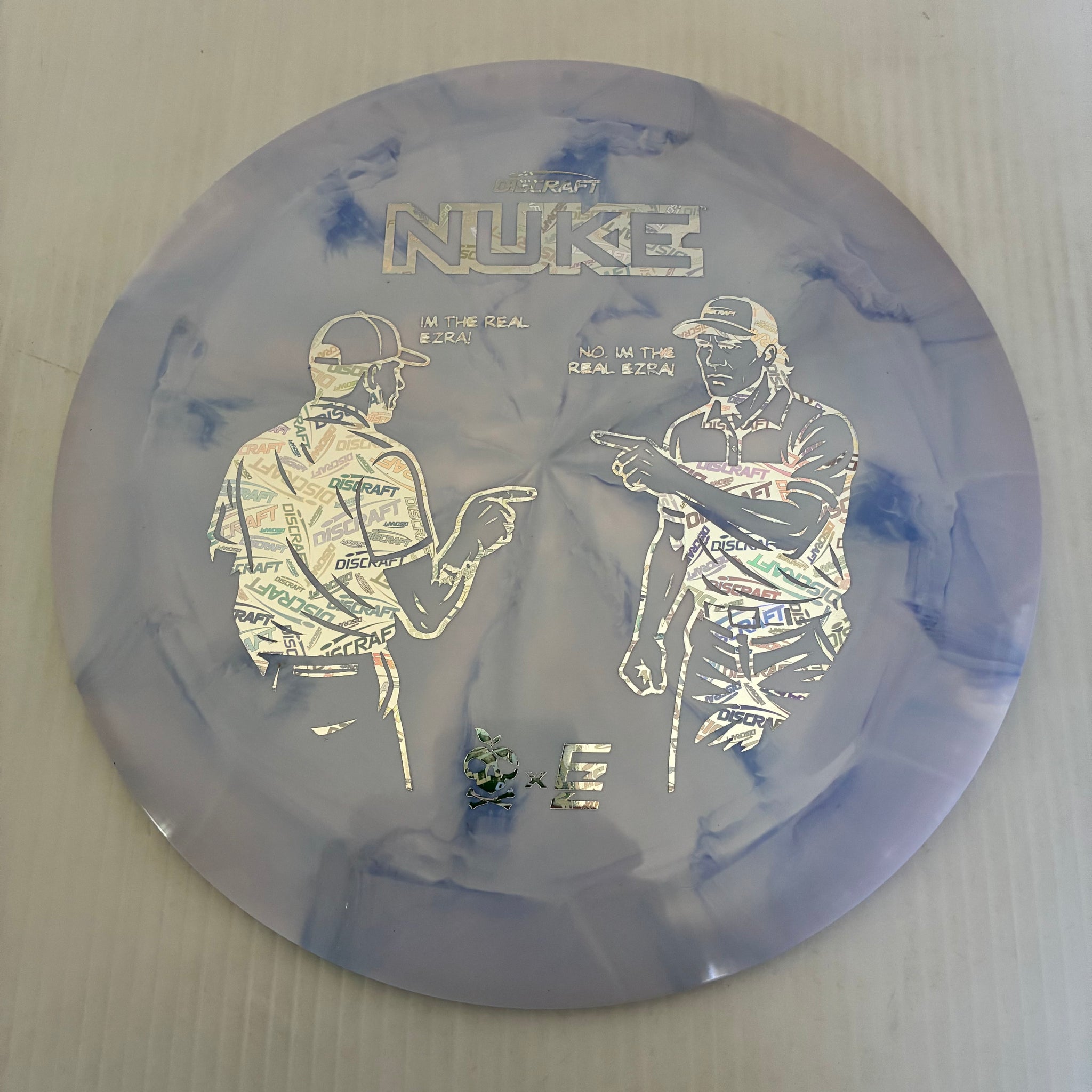 Discraft Ezra vs. Ezra Swirly ESP Nuke 13/5/-1/3