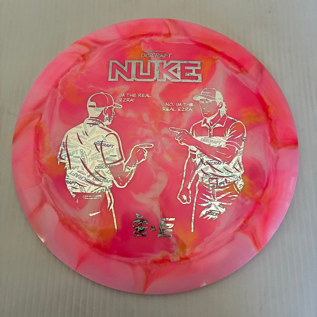 Discraft Ezra vs. Ezra Swirly ESP Nuke 13/5/-1/3