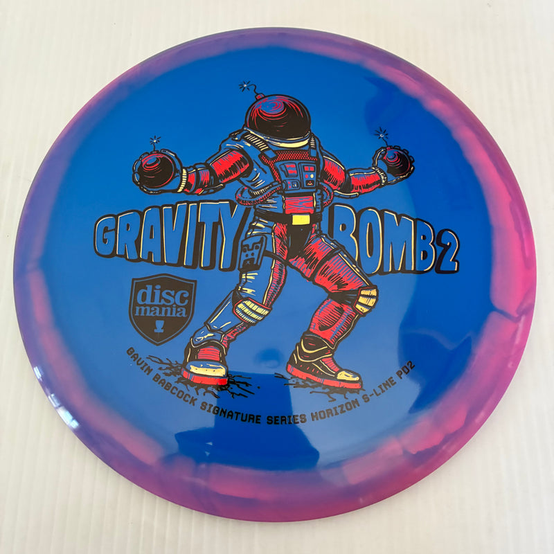 Discmania 2025 Gavin Babcock Signature Series Triple Foil Gravity Bomb 2 Horizon S-Line PD2 12/4/0/4