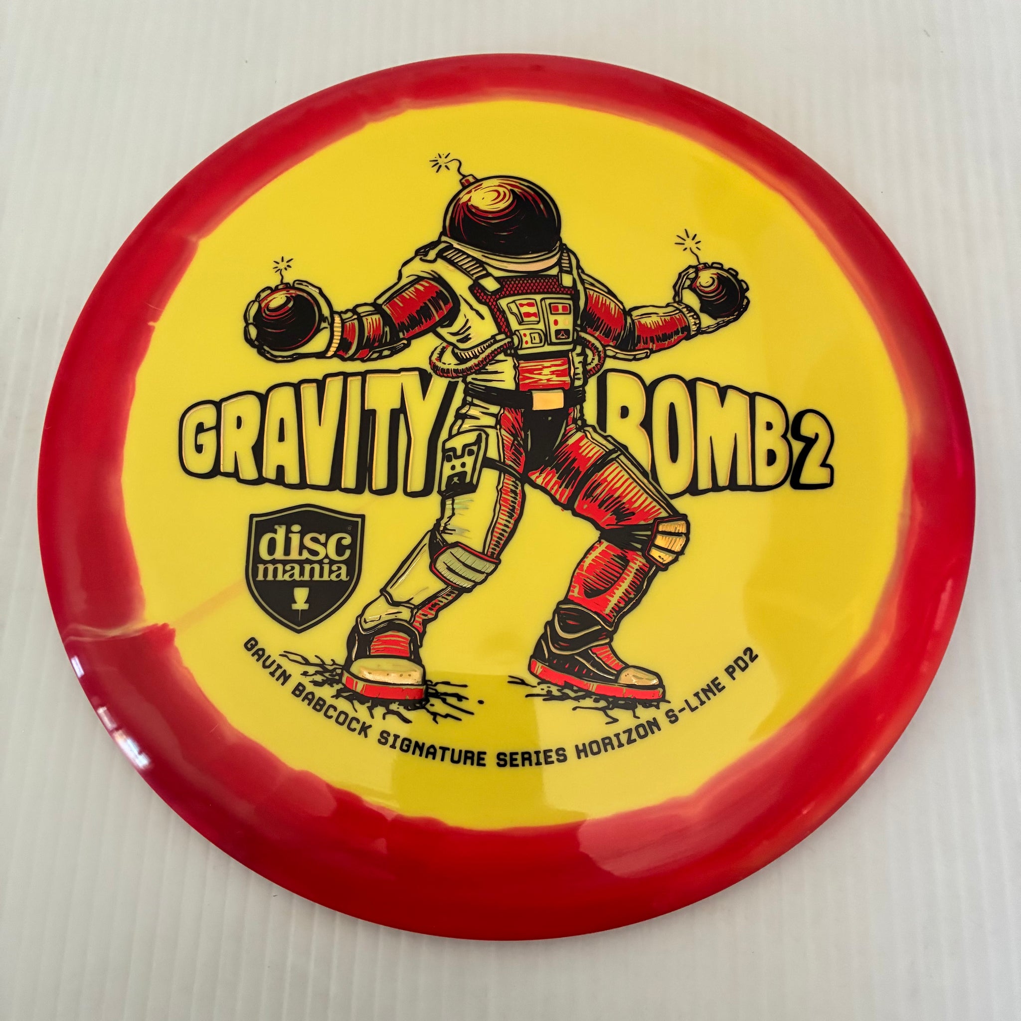 Discmania 2025 Gavin Babcock Signature Series Triple Foil Gravity Bomb 2 Horizon S-Line PD2 12/4/0/4