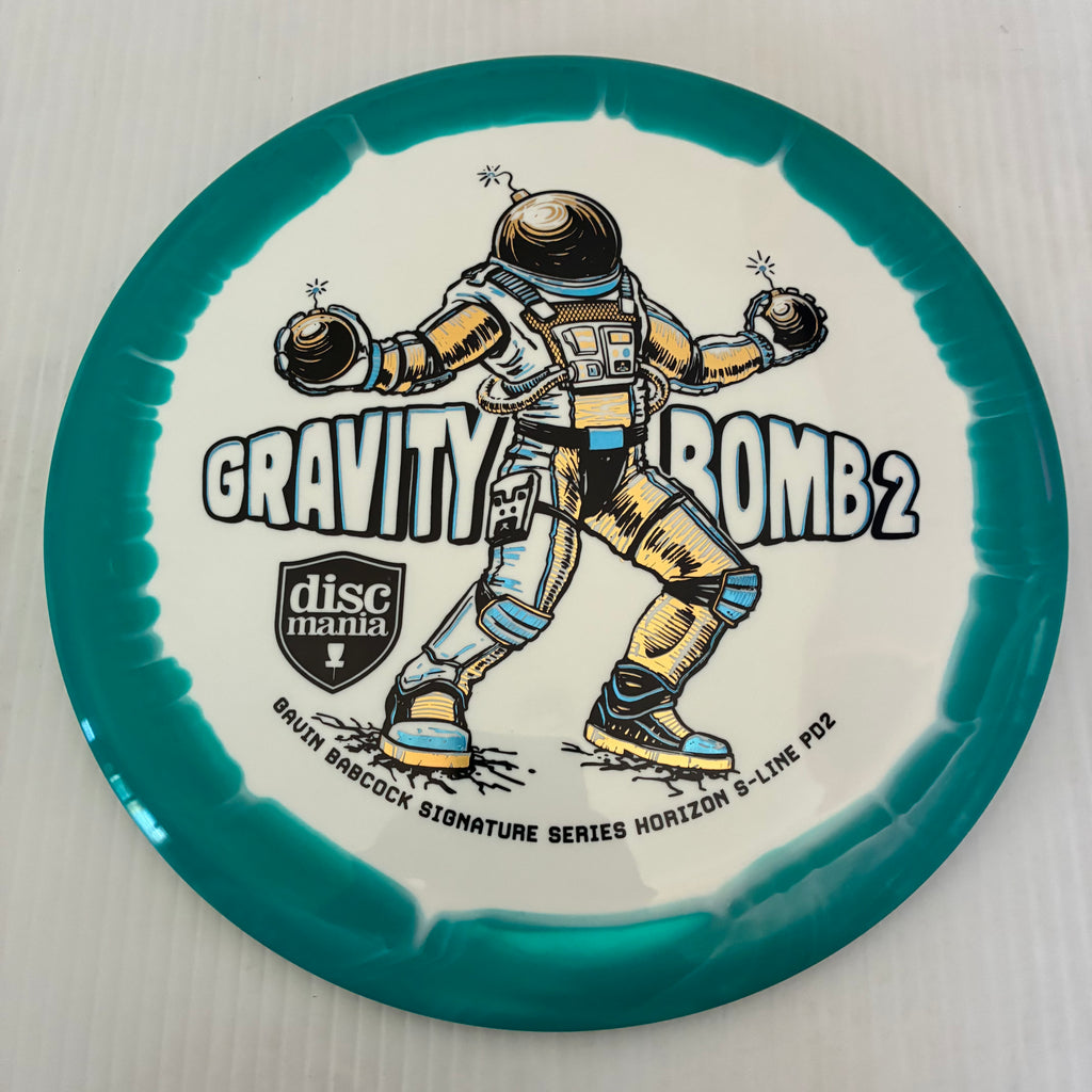 Discmania 2025 Gavin Babcock Signature Series Triple Foil Gravity Bomb 2 Horizon S-Line PD2 12/4/0/4