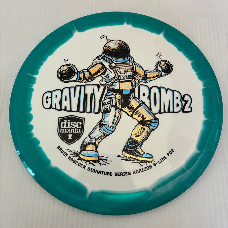 Discmania 2025 Gavin Babcock Signature Series Triple Foil Gravity Bomb 2 Horizon S-Line PD2 12/4/0/4