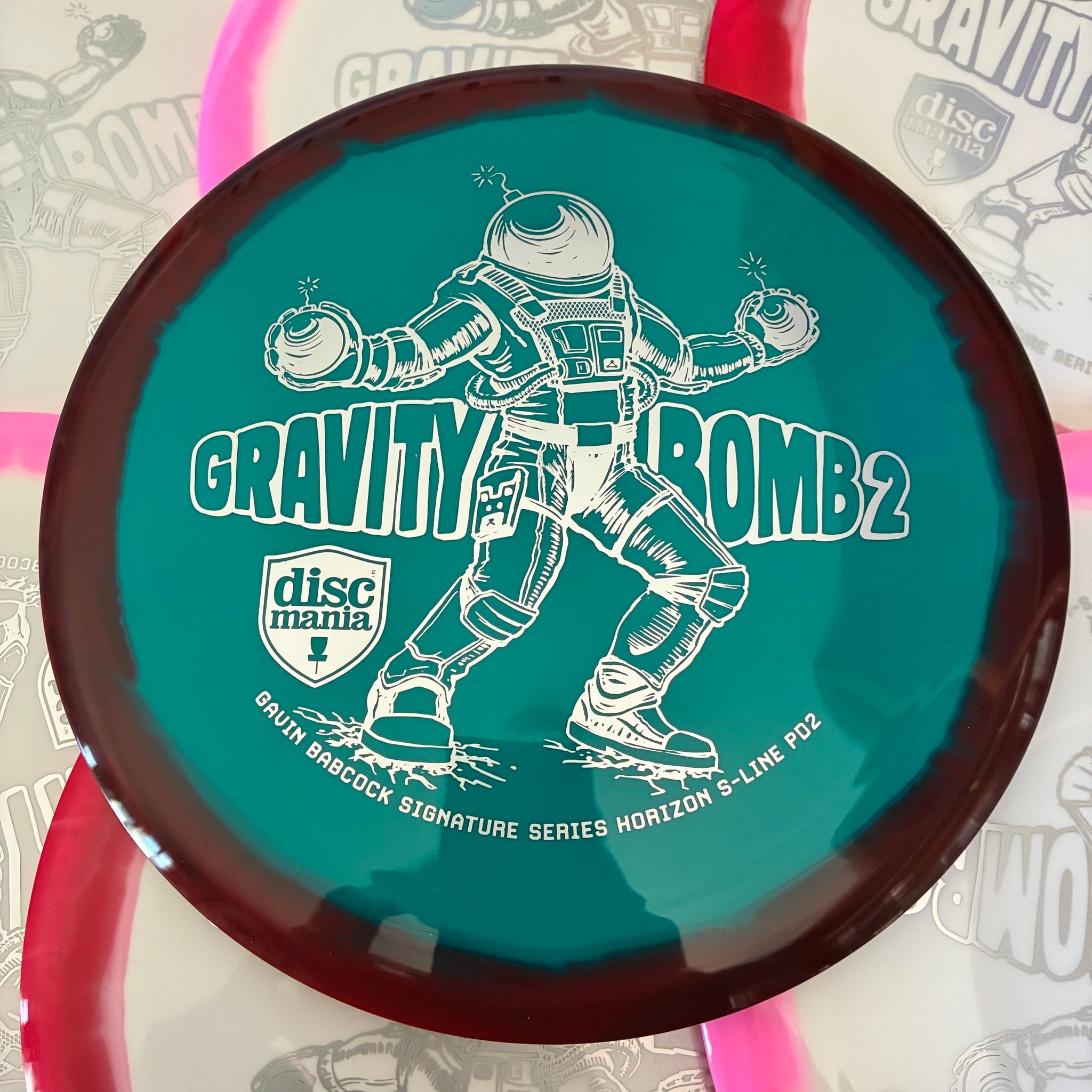 Discmania 2025 Gavin Babcock Signature Series Single Foil Gravity Bomb 2 Horizon S-Line PD2 12/4/0/4