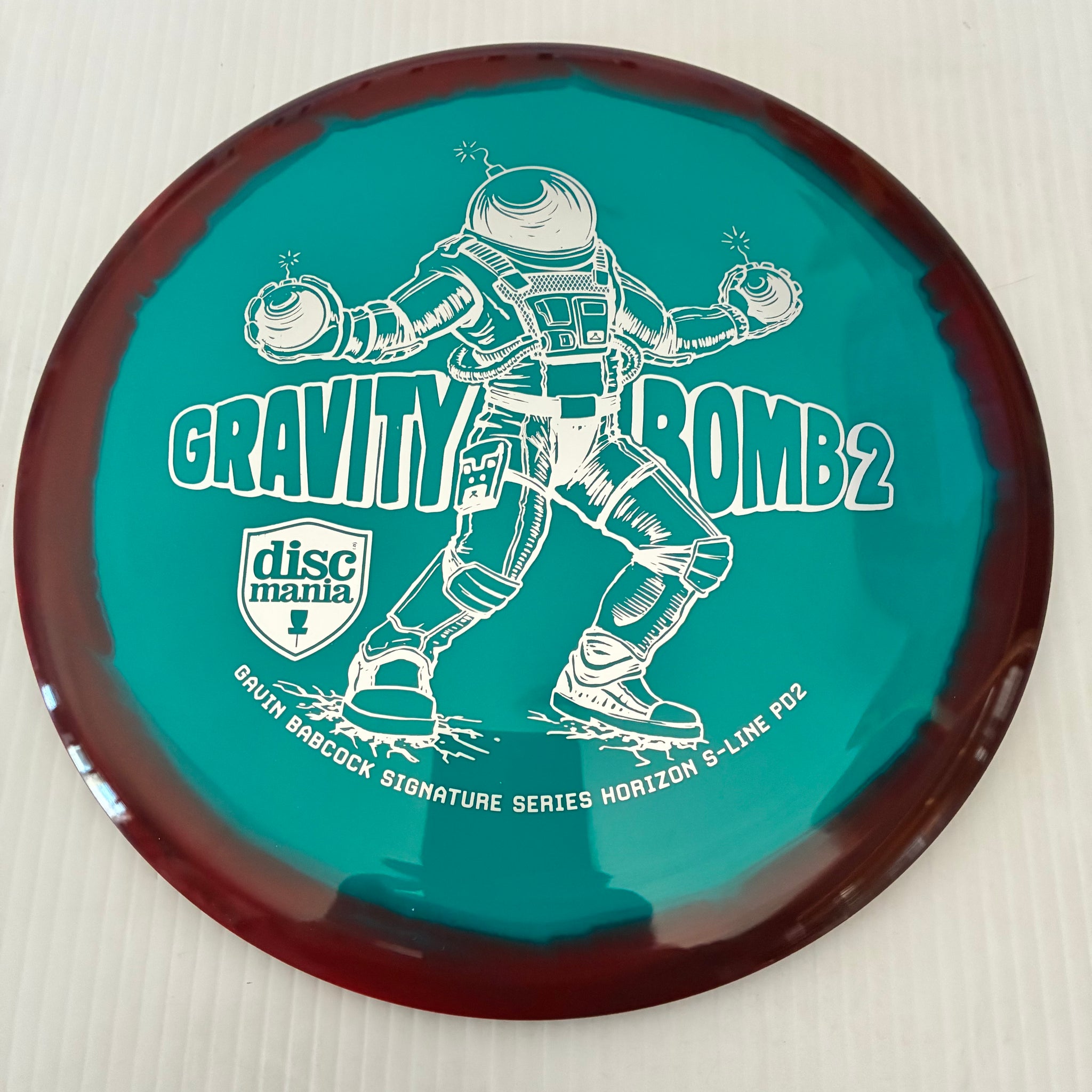 Discmania 2025 Gavin Babcock Signature Series Single Foil Gravity Bomb 2 Horizon S-Line PD2 12/4/0/4
