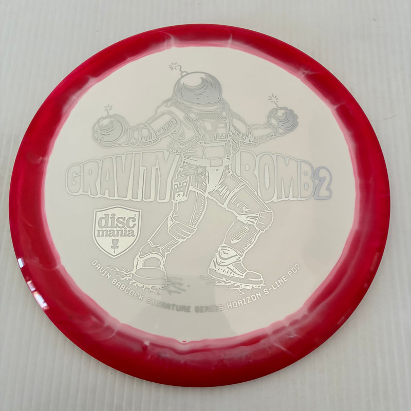 Discmania 2025 Gavin Babcock Signature Series Single Foil Gravity Bomb 2 Horizon S-Line PD2 12/4/0/4