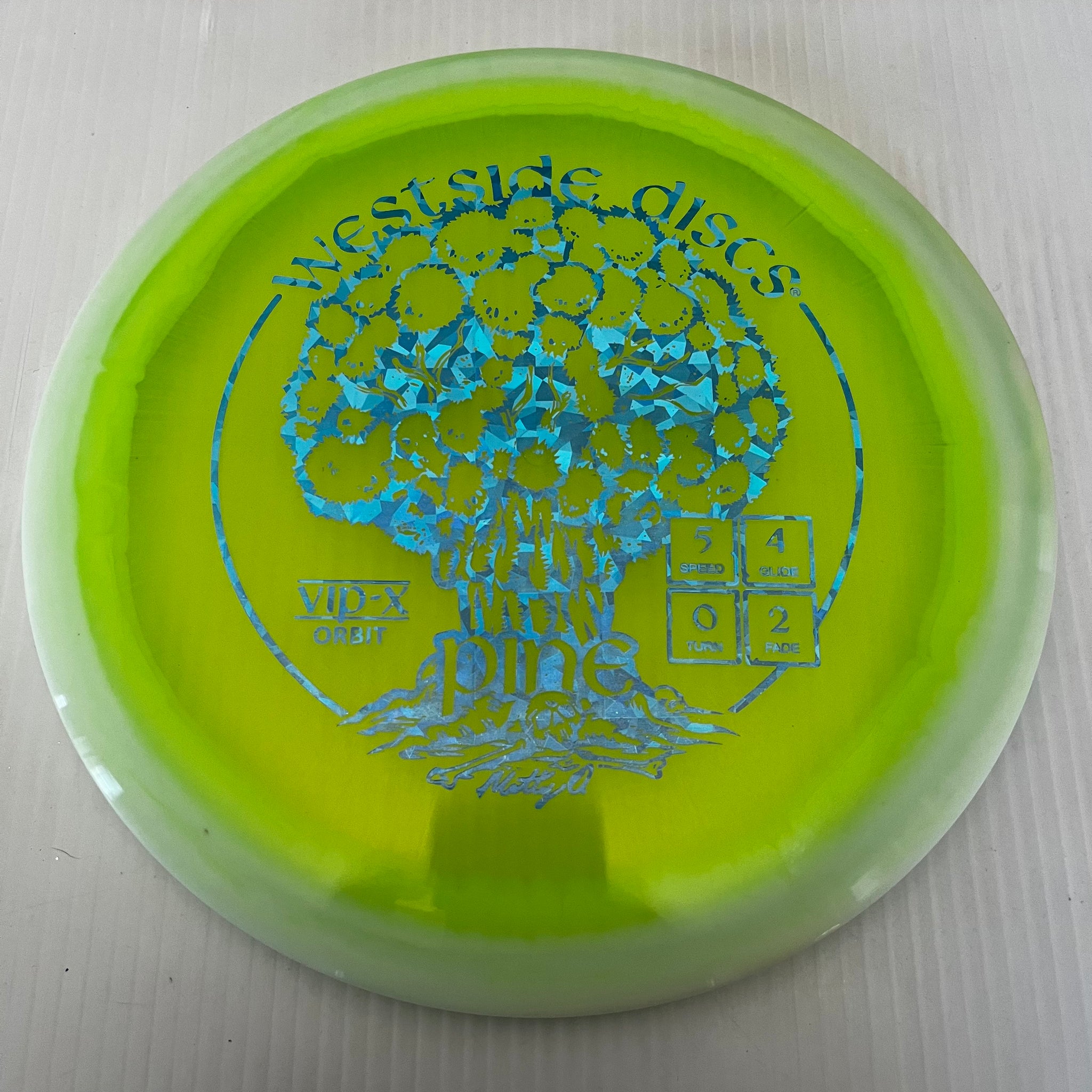 Westside Discs 2024 Matt Orum Team Series VIP-X Orbit Pine 5/4/0/2
