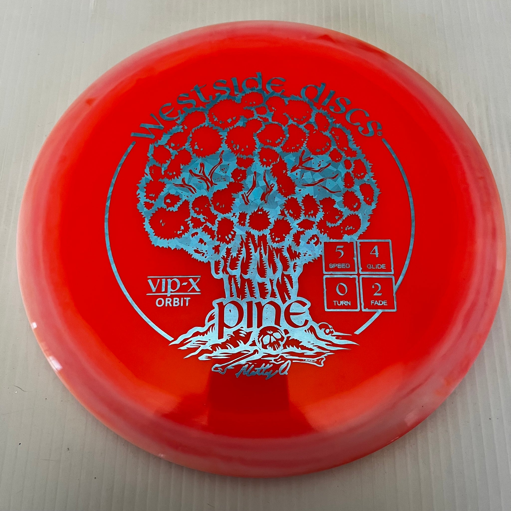 Westside Discs 2024 Matt Orum Team Series VIP-X Orbit Pine 5/4/0/2