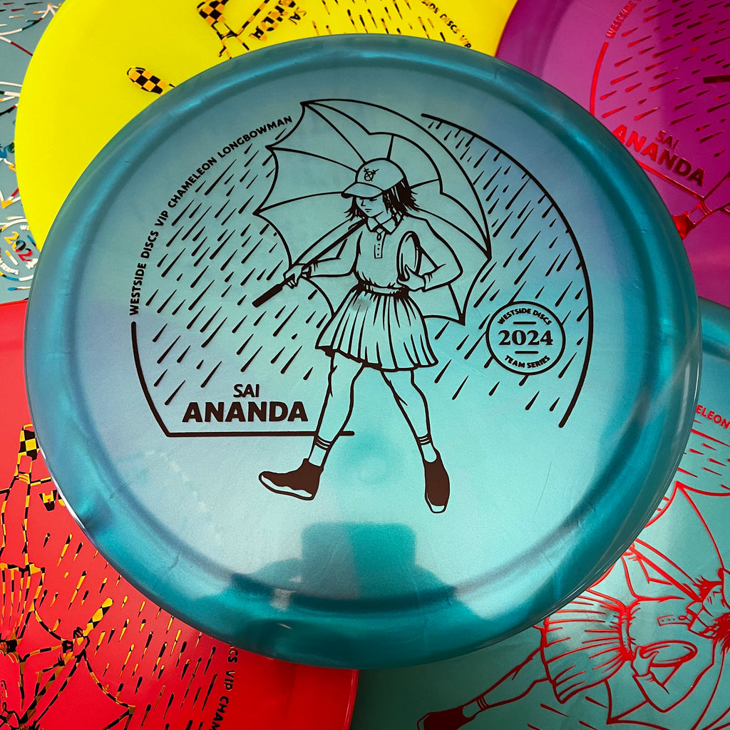 Westside Discs 2024 Sai Ananda Team Series VIP Chameleon Longbowman 9/4/0/3