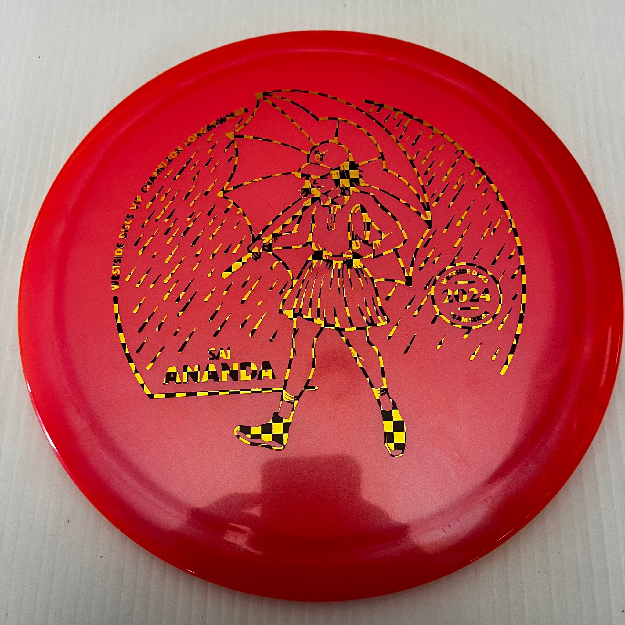 Westside Discs 2024 Sai Ananda Team Series VIP Chameleon Longbowman 9/4/0/3