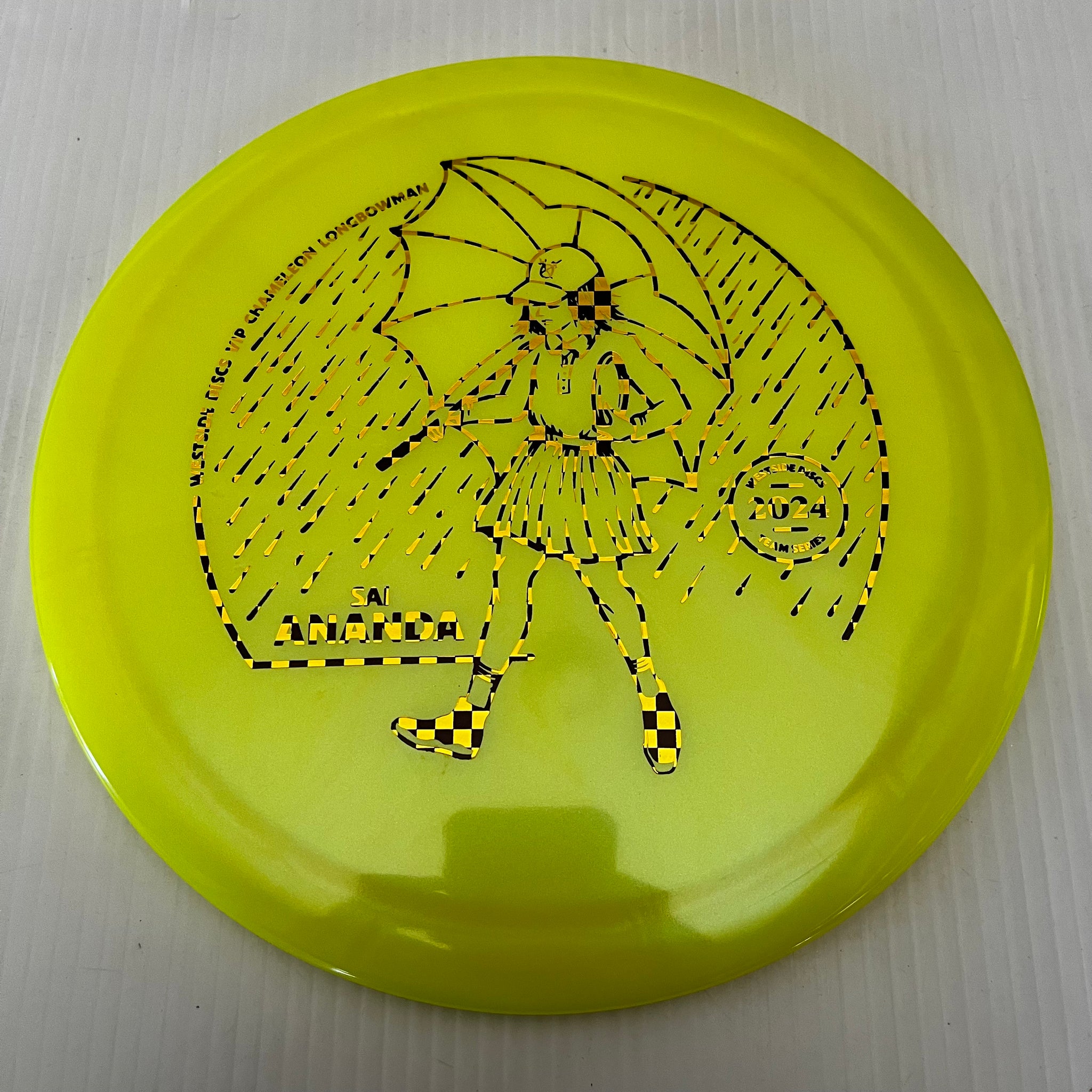 Westside Discs 2024 Sai Ananda Team Series VIP Chameleon Longbowman 9/4/0/3