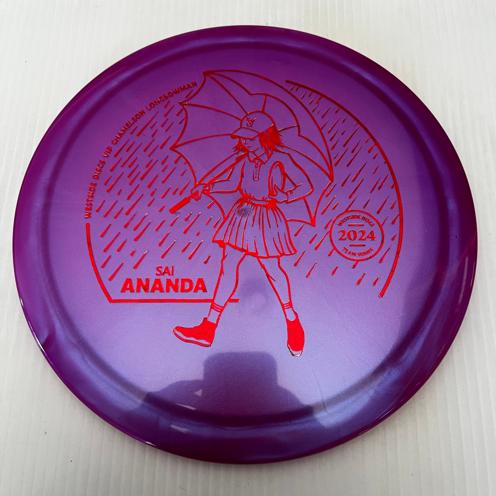 Westside Discs 2024 Sai Ananda Team Series VIP Chameleon Longbowman 9/4/0/3
