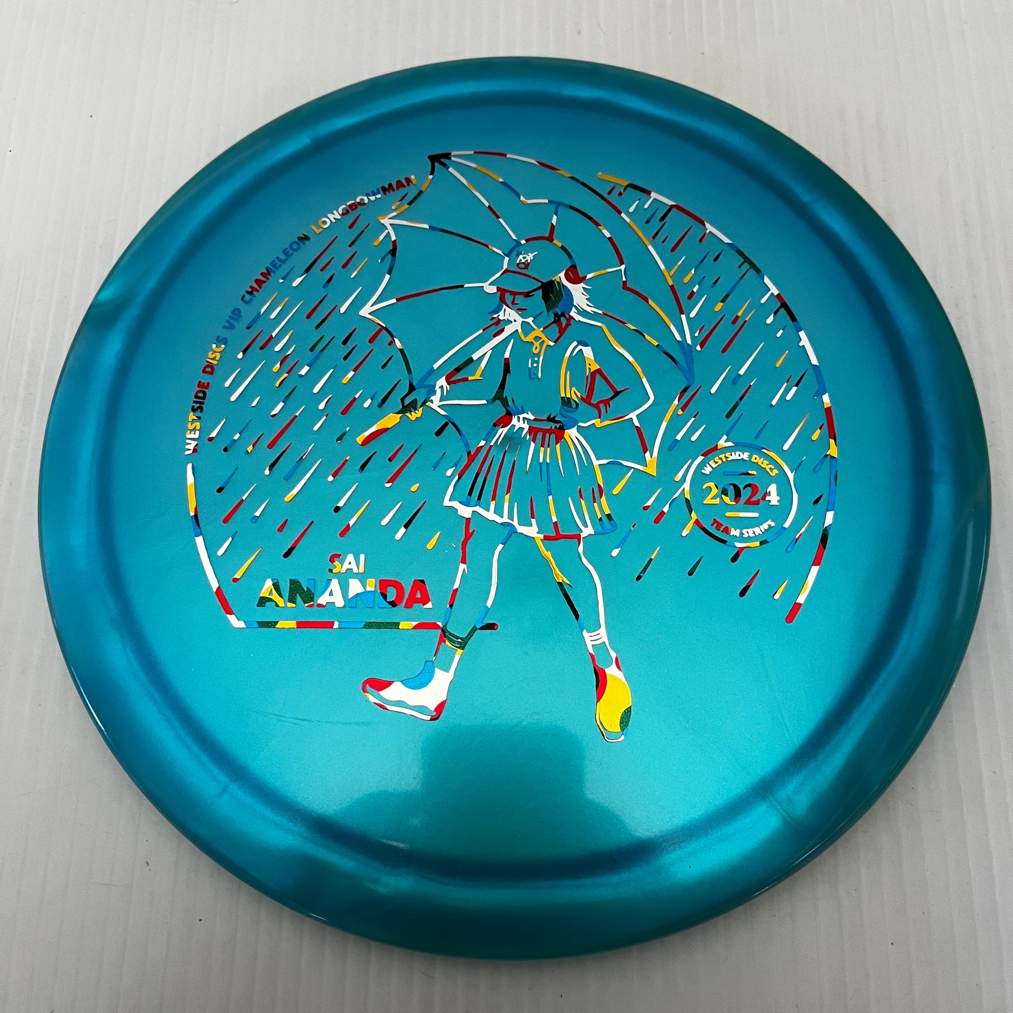 Westside Discs 2024 Sai Ananda Team Series VIP Chameleon Longbowman 9/4/0/3