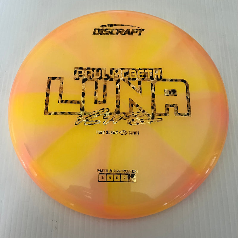 Discraft 2025 Paul McBeth Tour Series Z Swirl Blend Luna 3/3/0/3