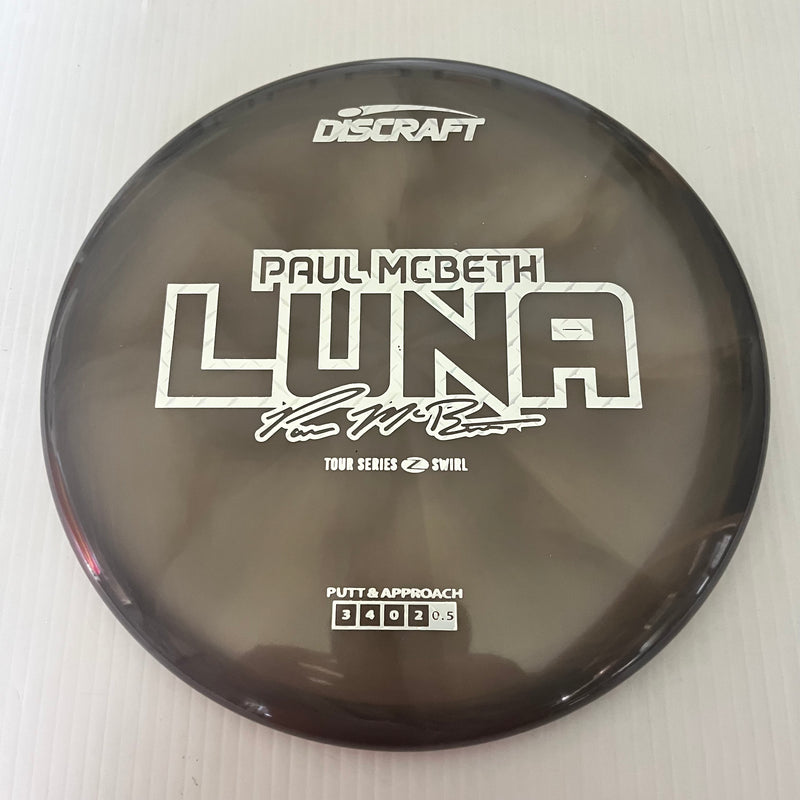Discraft 2025 Paul McBeth Tour Series Z Swirl Blend Luna 3/3/0/3