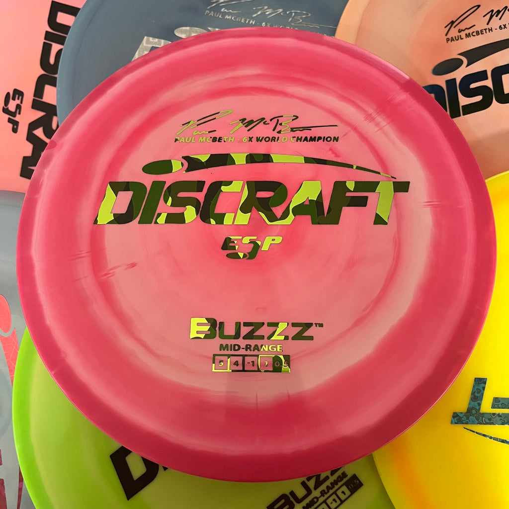 Discraft 6x Paul McBeth ESP Buzzz 5/4/-1/1 (177+g)