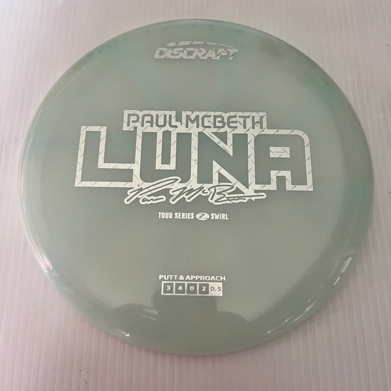 Discraft 2025 Paul McBeth Tour Series Z Swirl Blend Luna 3/3/0/3