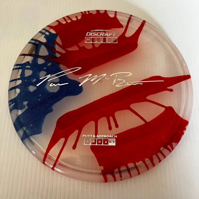 Discraft Paul McBeth American Flag Fly Dye Z Luna 3/3/0/3