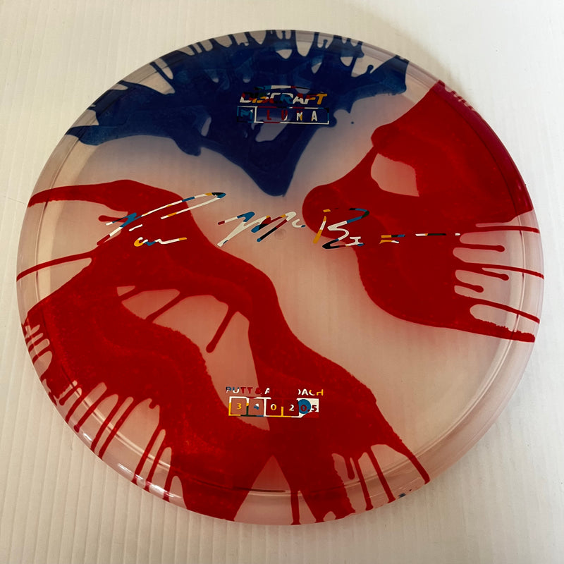 Discraft Paul McBeth American Flag Fly Dye Z Luna 3/3/0/3