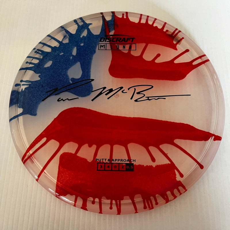 Discraft Paul McBeth American Flag Fly Dye Z Luna 3/3/0/3