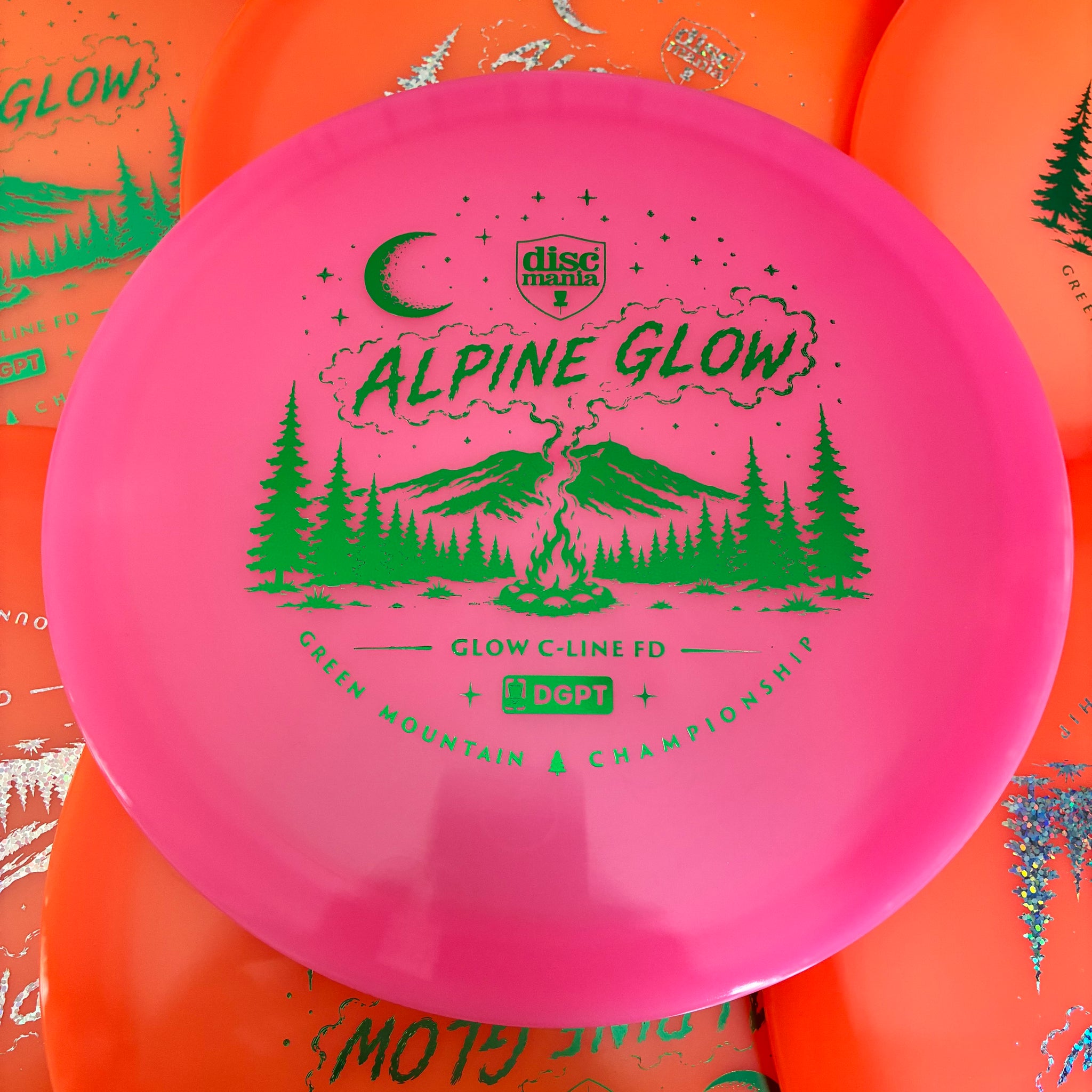 Discmania 2026 Alpine Glow Green Mountain Championships Glow C-Line FD 7/6/0/1
