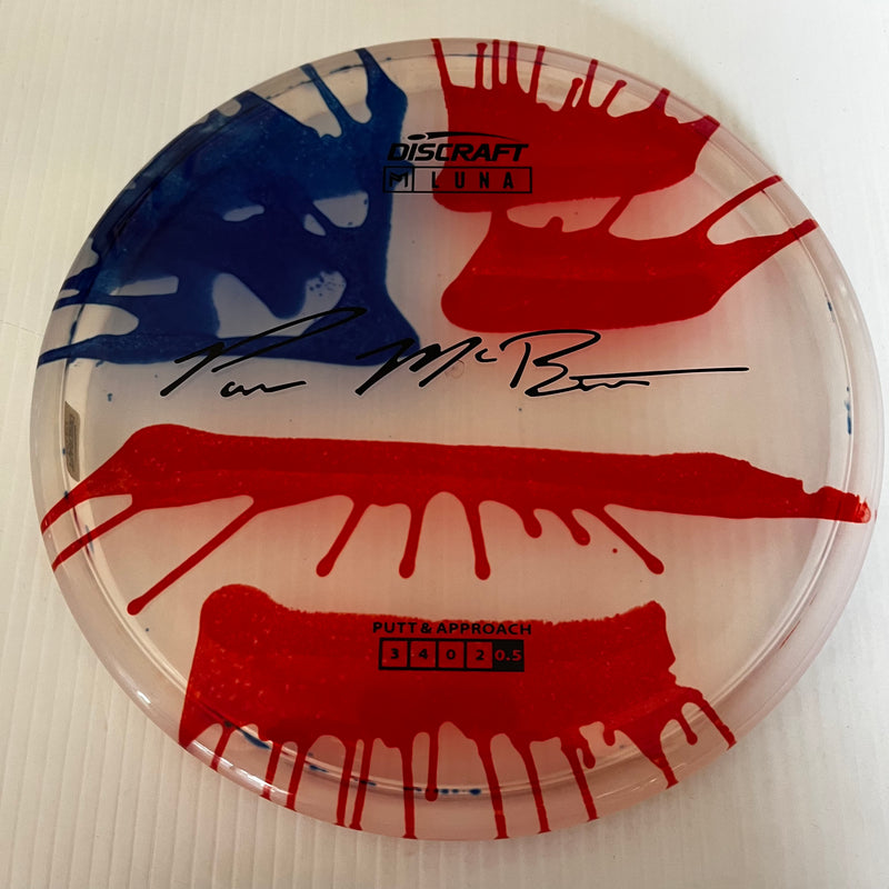 Discraft Paul McBeth American Flag Fly Dye Z Luna 3/3/0/3