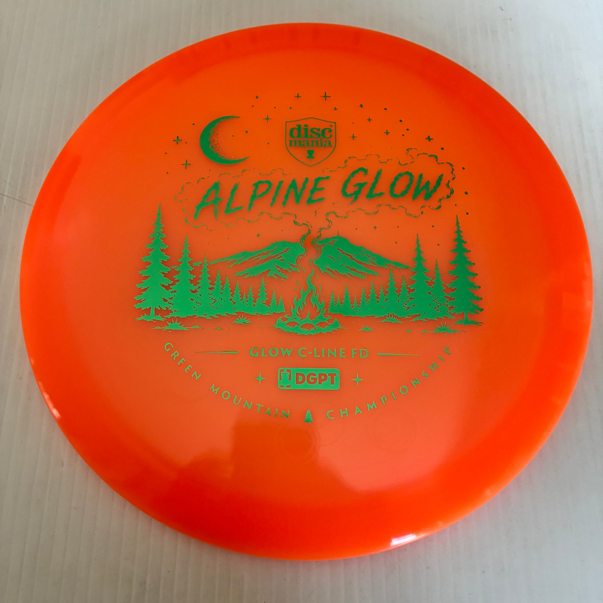 Discmania 2026 Alpine Glow Green Mountain Championships Glow C-Line FD 7/6/0/1