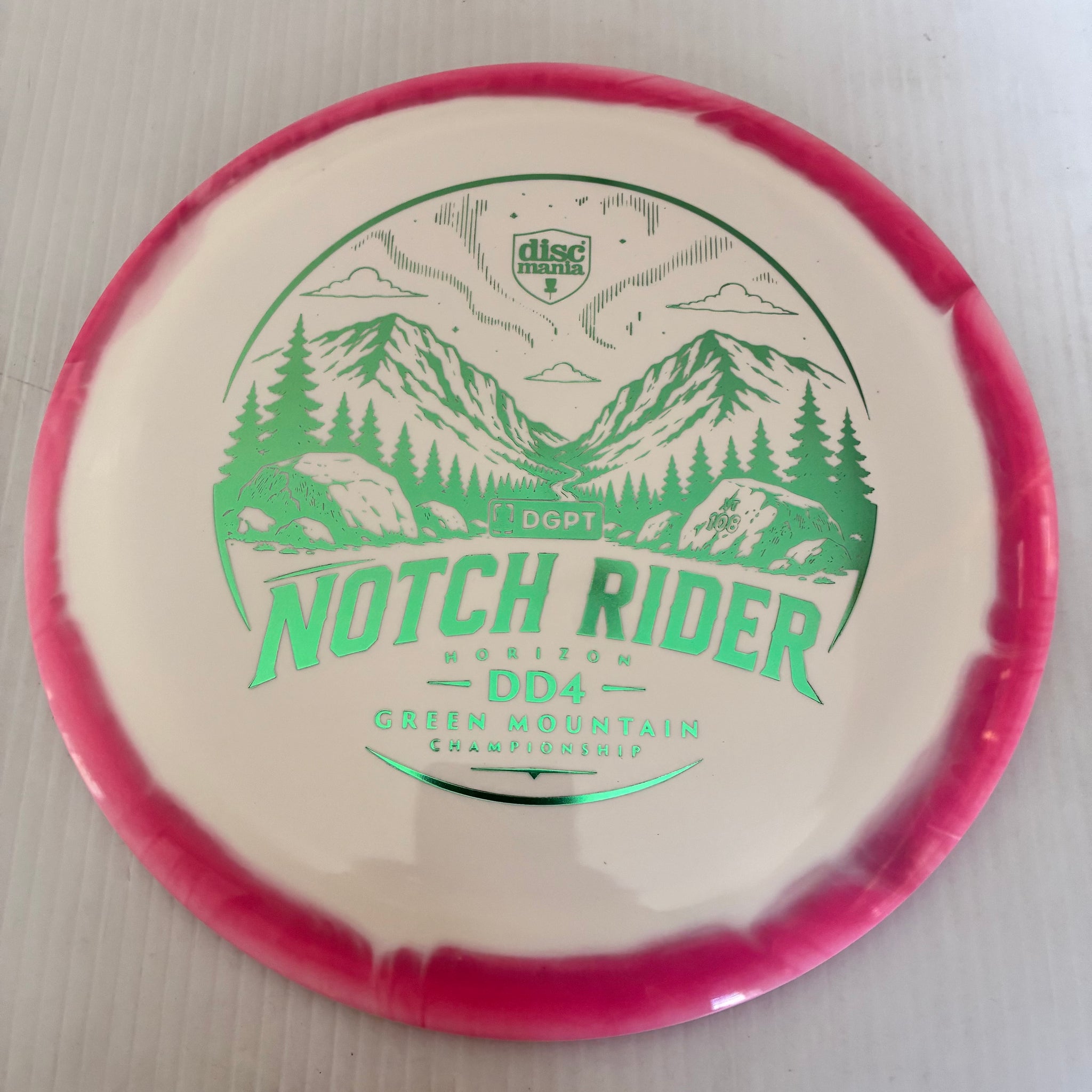 Discmania 2026 Green Mountain Notch Rider Horizon S-Line DD4 13/5/0/3