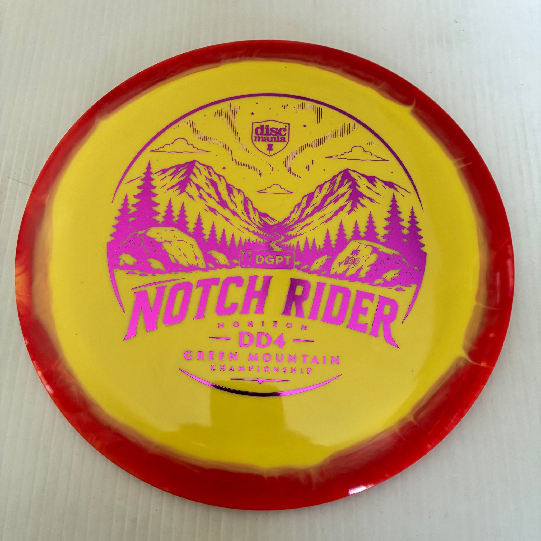 Discmania 2026 Green Mountain Notch Rider Horizon S-Line DD4 13/5/0/3