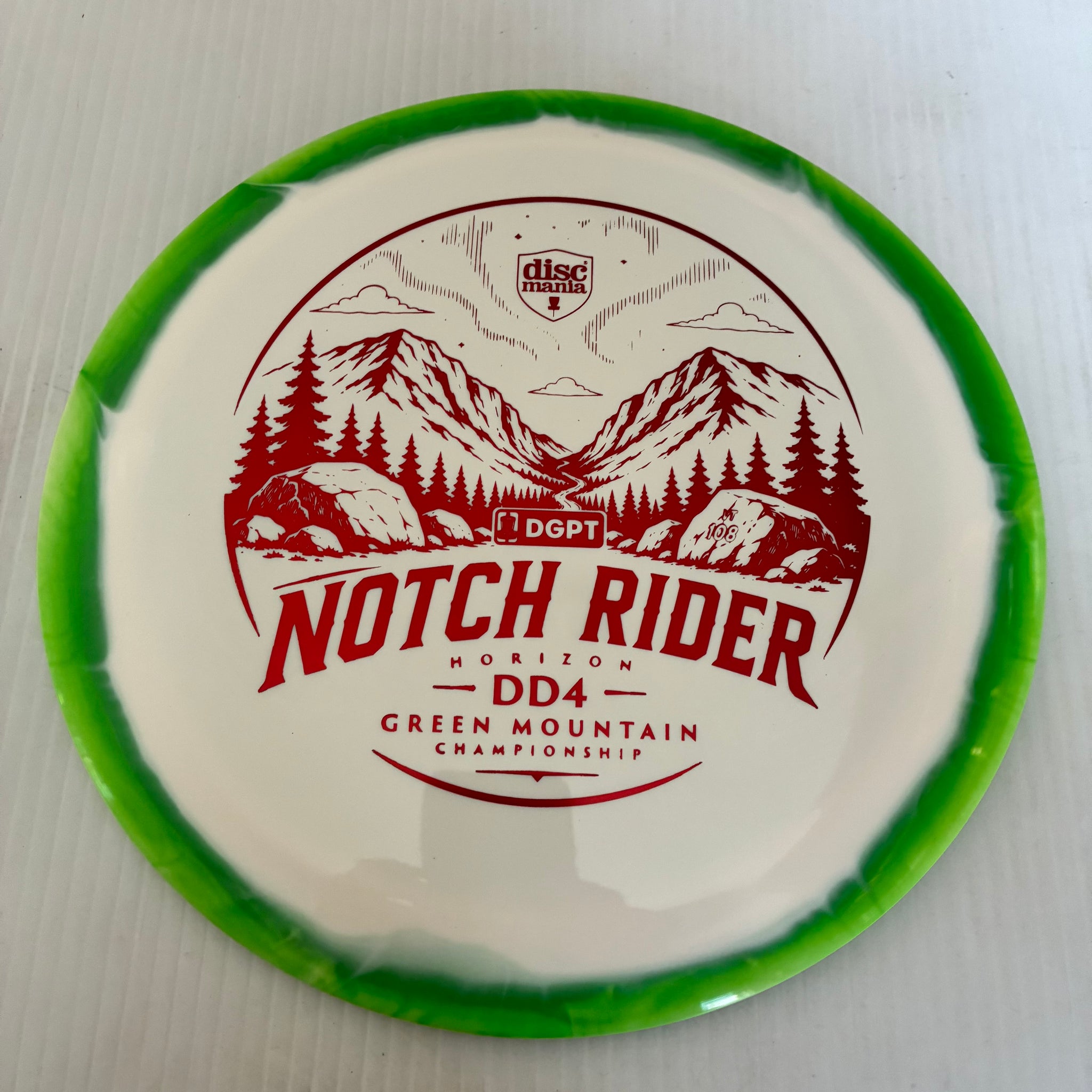 Discmania 2026 Green Mountain Notch Rider Horizon S-Line DD4 13/5/0/3