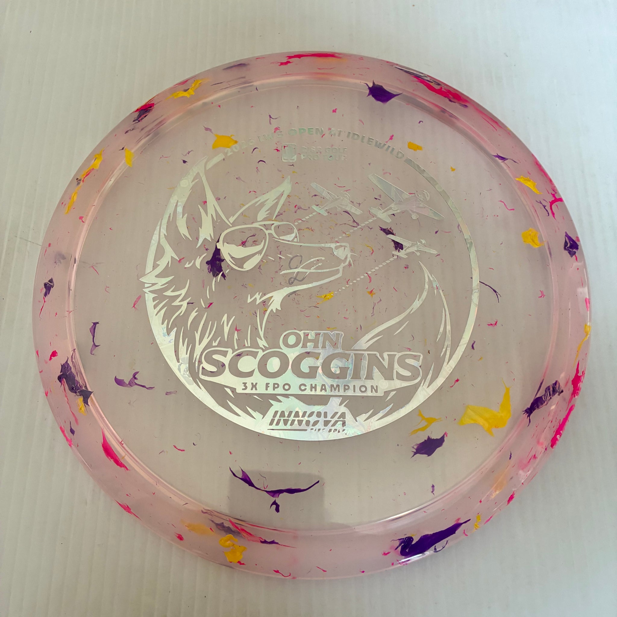 Innova 2026 Ohn Scoggins 3x Idlewild Party Time Champion Fox 5/6/-2/1