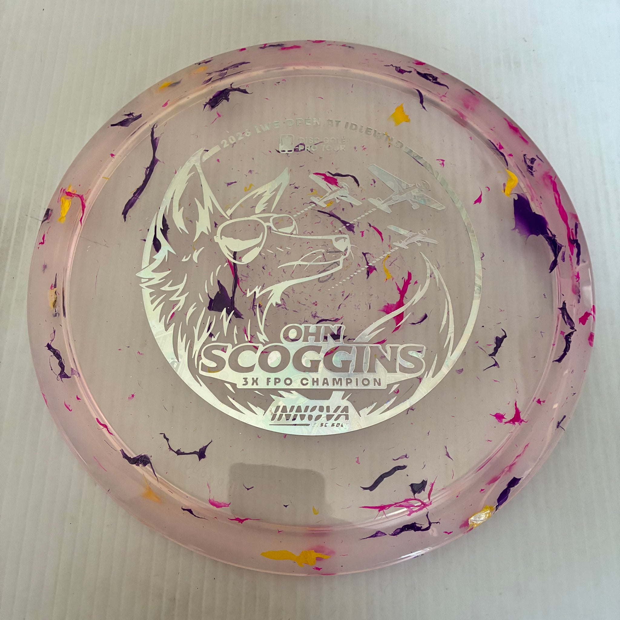 Innova 2026 Ohn Scoggins 3x Idlewild Party Time Champion Fox 5/6/-2/1