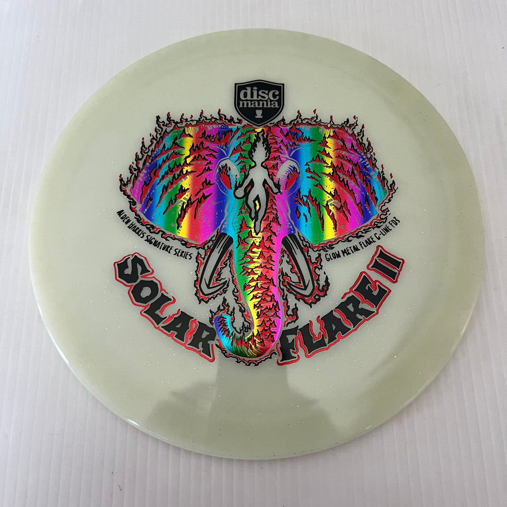 Discmania 2025 Alden Harris Signature Series Solar Flare 2 Glow Metal Flake C-Line FD3 9/4/0/3