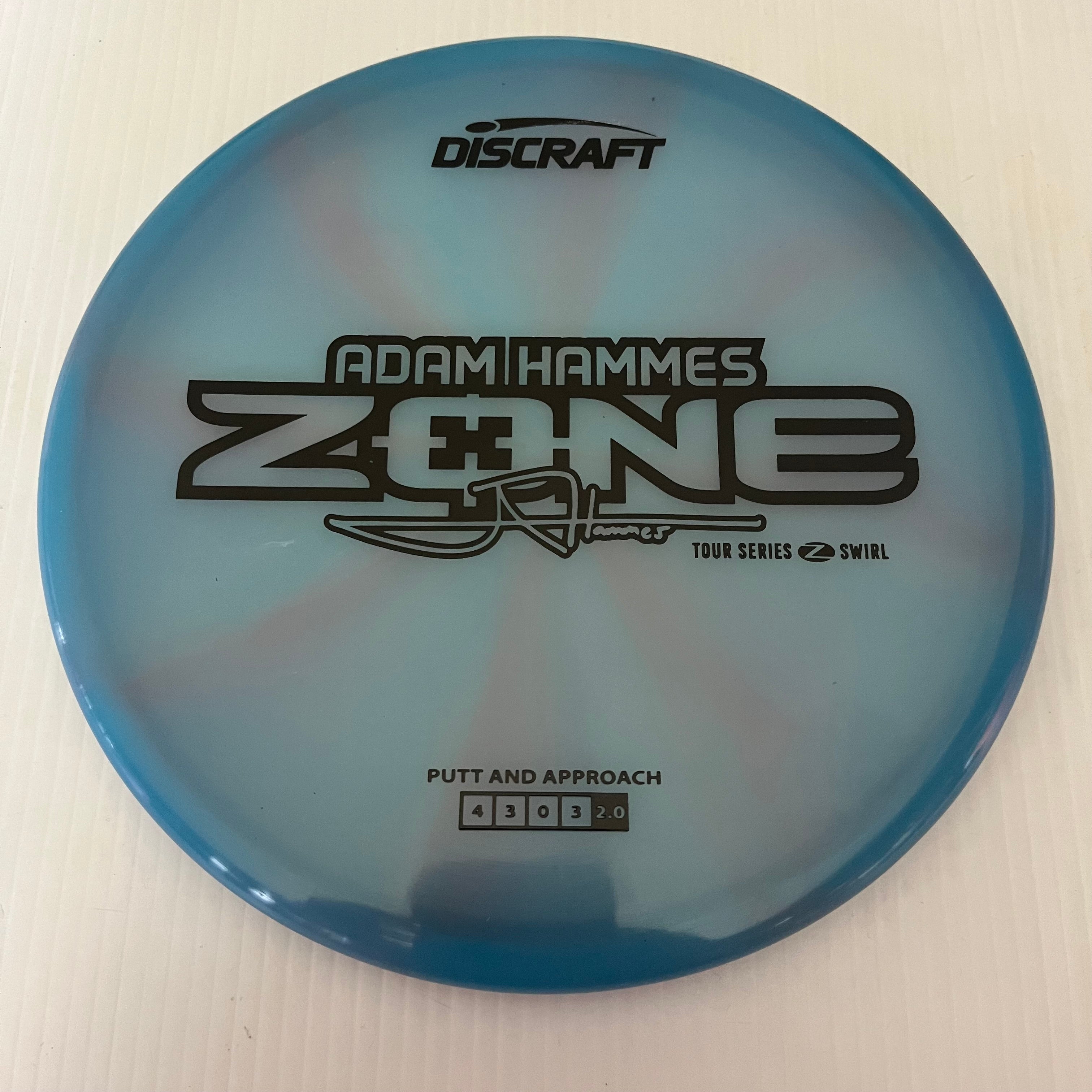 Discraft 2025 Adam Hammes Tour Series Z Swirl Blend Zone 4/3/0/3