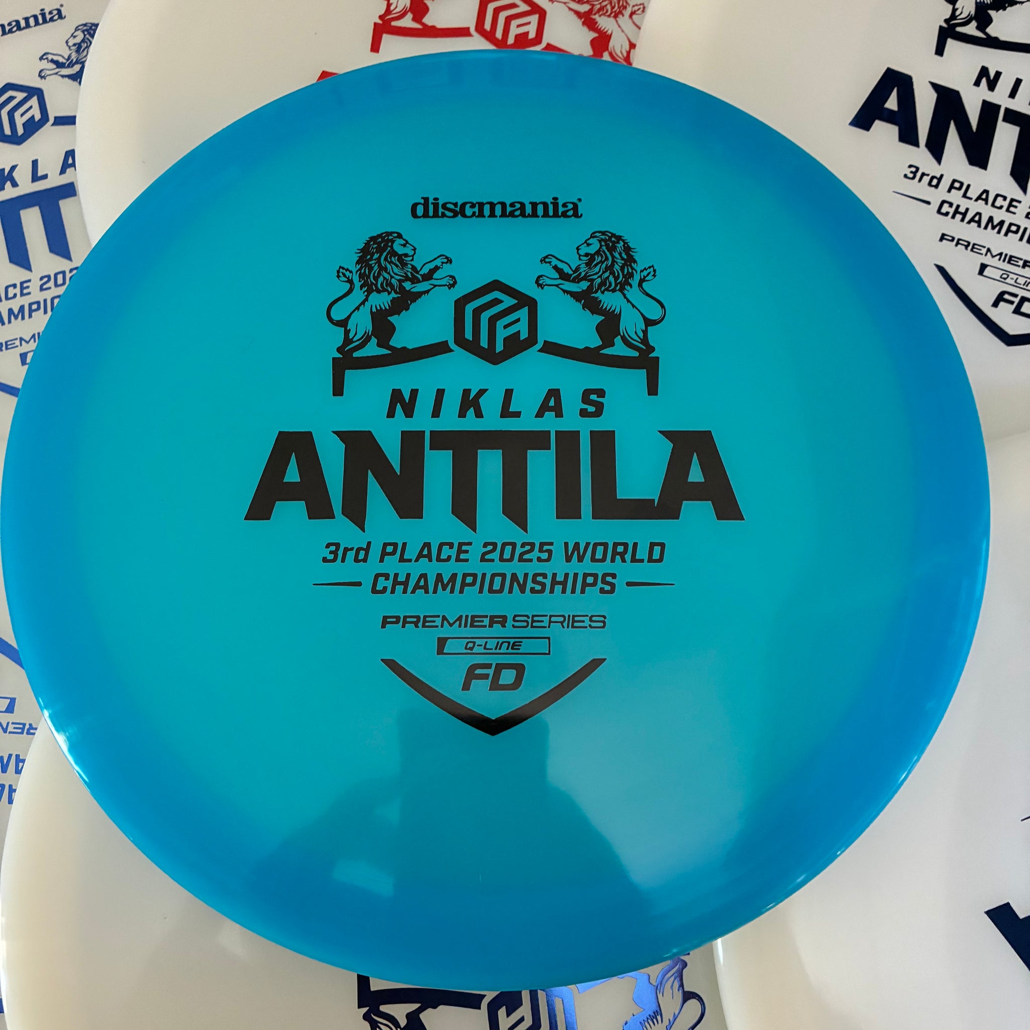 Discmania 2025 Niklas Antila 3rd Place Worlds Premier Series Q-Line FD 7/6/0/1