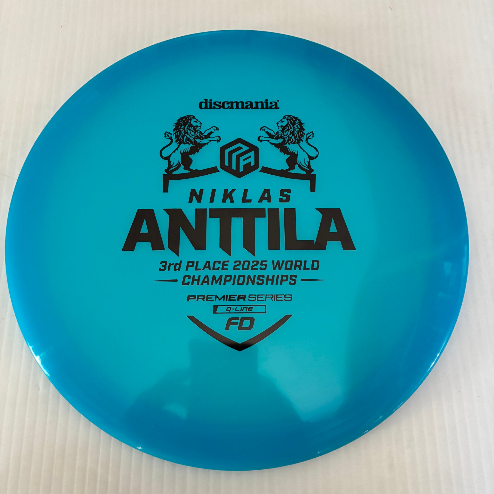 Discmania 2025 Niklas Antila 3rd Place Worlds Premier Series Q-Line FD 7/6/0/1