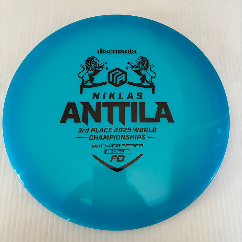 Discmania 2025 Niklas Antila 3rd Place Worlds Premier Series Q-Line FD 7/6/0/1