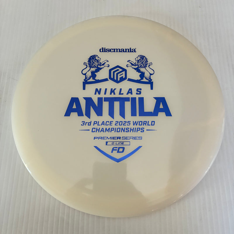 Discmania 2025 Niklas Antila 3rd Place Worlds Premier Series Q-Line FD 7/6/0/1